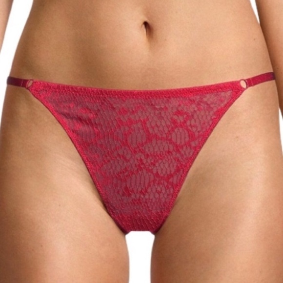 Free People Tameeka Pantie berry electric sz sm NWT - Picture 4 of 5